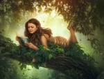 fantasy girl reading