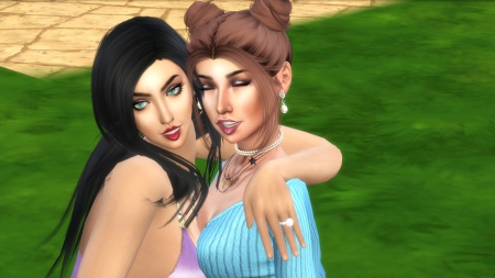 Alaiya and Naomi - Create-A-Sim, The Sims 4, Electronic Arts, The Sims