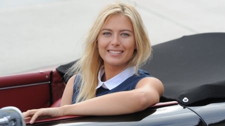 Maria Sharapova - Maria Sharapova, blonde, babe, Maria Yuryevna Sharapova, lady, professional tennis player, woman, model, tennis player, Russian