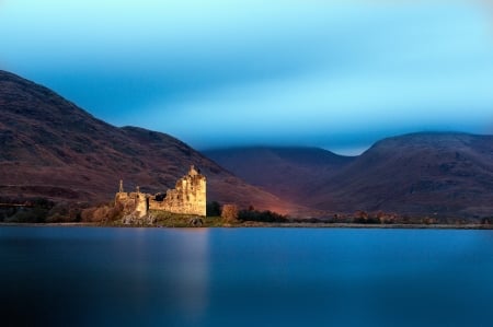 Kilchurn Castle On Loch Awe - Scotland - kilchurn castle, scottish castles, loch awe, scottish highlands, scotland