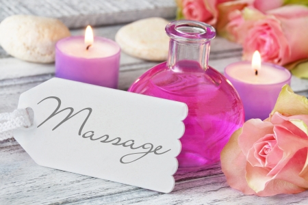 For massage ♥ - relax, roses, Spa, spa, wellness, still life, oil, flowers, candles