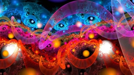 Psychedelic - psychedelic, cool, design, fun, 3d, abstract