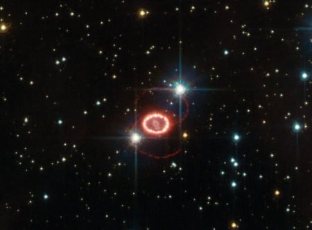 The Mysterious Rings of Supernova 1987A - space, fun, galaxies, stars, cool