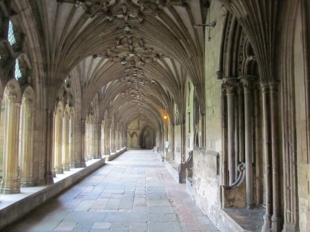 Cloisters - prayer, historic, cathedrals, cloisters, worship, religious