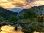 Sunset in New Zealand