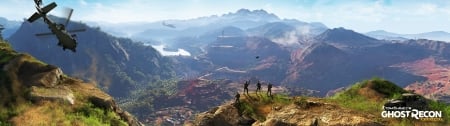 Tom Clancy's Ghost Recon: Wildlands - combat, tom clancy, video game, gaming, widescreen, ghost recon, game, panoramic, wide, warfare, weapons, wildlands, guns