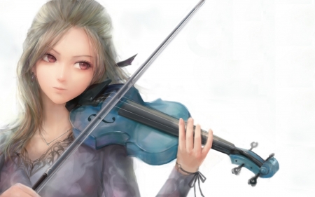 •ღ✿ღ• - girl, beauty, art, violinist