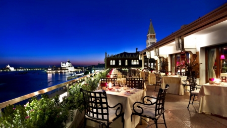 Evening In Venice,Italy