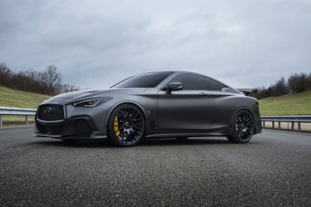 2017 Infinti Project Black S - 2017, black rims, gray, sporty