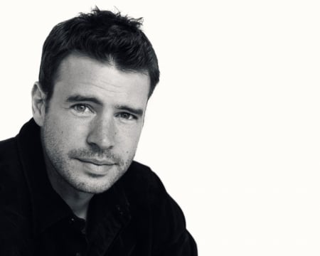 Scott Foley - Scott Foley, black, actor, white, bw, face, man