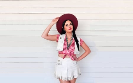 Cowgirl Star.. - women, fun, female, fashion, brunettes, western, girls, cowgirl, style, outdoors, country music, ranch, Kacey Musgraves, Nashville