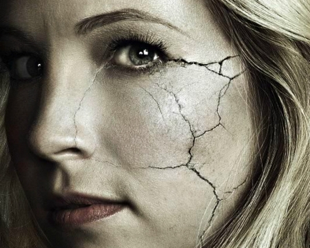 The Vampire Diaries (TV Series 2009â€“ ) - woman, girl, eyes, tv series, the vampire diaries, vampire, poster, face, caroline, candice accola, blonde