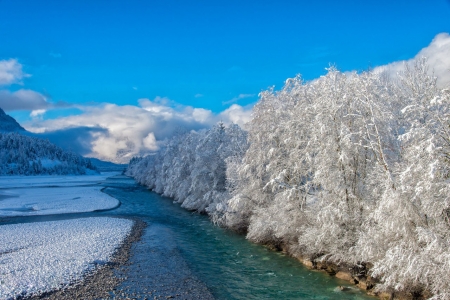 ♥ - snow, winter, nature, sky