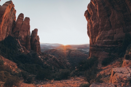 Cathedral Rock - fun, sunset, nature, desert, cool, mountain