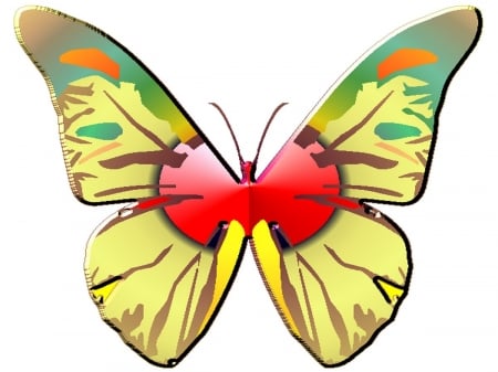 Pcologist's butterfly 09 - design, butterfly, decorative, pleasing