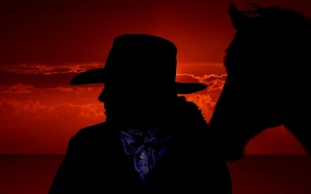 Cowboy - abstract, fantasy, cowboy, cg