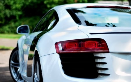 Audi R8 - r8, rear, car, audi, auto, audi r8