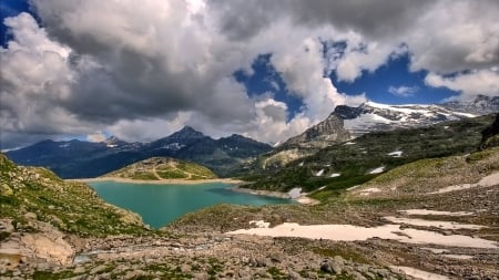 beautiful nature - lake, forest, cool, fun, nature, mountain