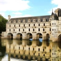 castle reflection