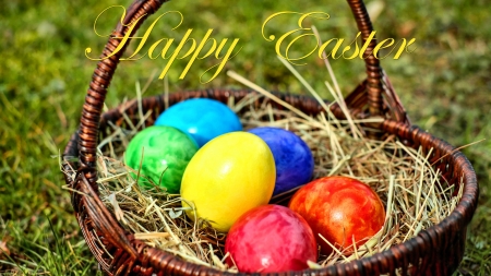 Happy Easter - wide screen, photography, easter, sunday, occasion, april, beautiful, holiday, photo