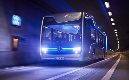 mercedes benz future bus - bus, future, mercedes, benz