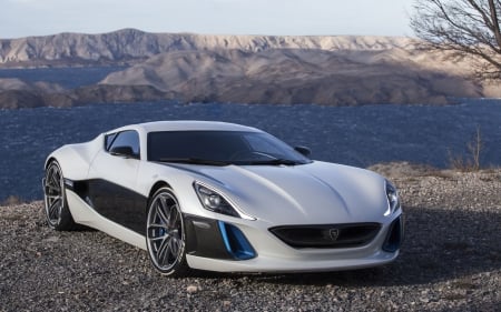 rimac concept - rimac, car, mountain, concept