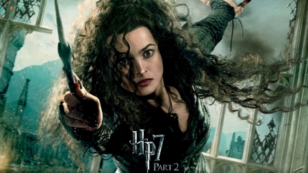 Harry Potter and the Deathly Hallows (2010-2011) - deathly hallows, actress, Helena Bonham Carter, witch, part 1, fantasy, harry potter, woman, movie