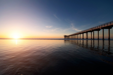 Pier - sea, ocean, water, Pier