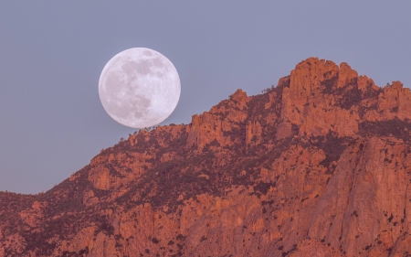 full moon - space, moon, fun, cool, mountain