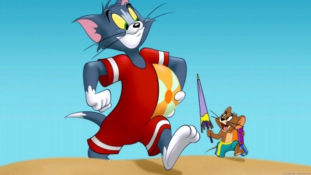 Tom and Jerry - animation, jerry, cartoon, pisica, tom, funny, mouse, cat