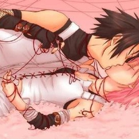 Sasuke and Sakura Kissing