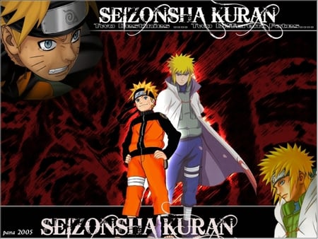 father n son - naruto, khai, yodaime