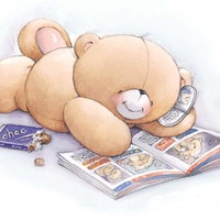 baby bear reading