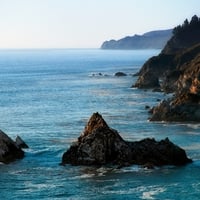 	waterfall in Julia Pfeiffer state park