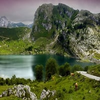 Lago Enol   Picos de Europa   Asturias   Espaa   Spain