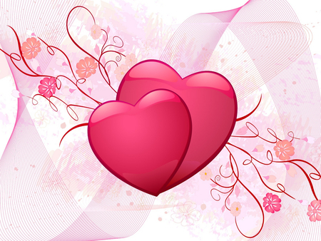 love pink - love, pink, hearts