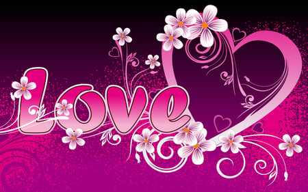 love - love, pink