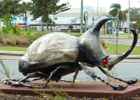 monument of beetle - animals, bugs