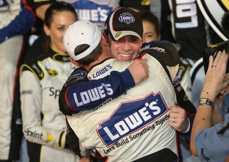 Jimmie Johnson & Chad Knauss - sports, nascar