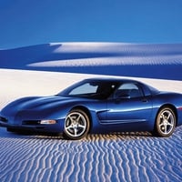 2005 chevrolet corvette blue 