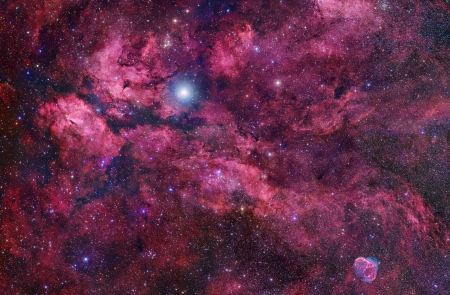 Central Cygnus Skyscape - fun, stars, cool, galaxies, space