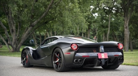 Ferrari LaFerrari - rear view, car, ferrari laferrari, ferrari, super car