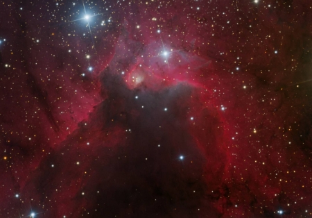 SH2-155 The Cave Nebula - space, fun, galaxies, stars, cool, nebula