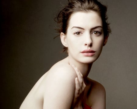 anne hathaway - girl, brunette, hathaway, anne