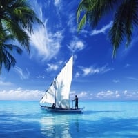 sailing over indian ocean