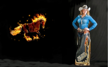 Rodeo Star. . - girls, women, style, fun, models, female, cowgirl, fashion, boots, hats, rodeo, western, horses, chaps, blondes