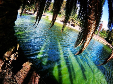 Beautiful Scenery - cave, water, nature, beach