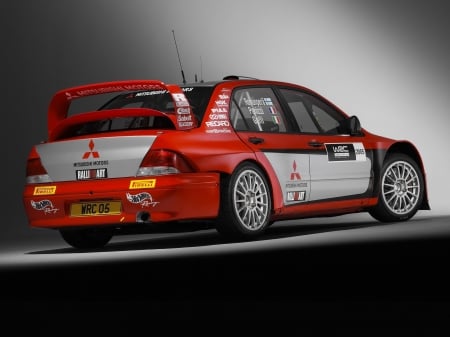 mitsubishi lancer wrc05 - lancer, rally, mitsubishi, japanese