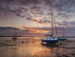 boat sunset