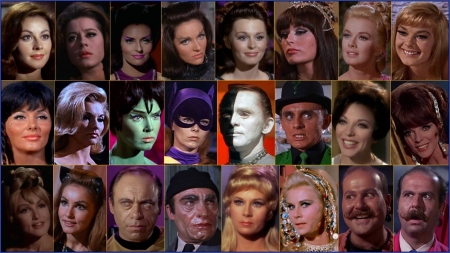 Actors in Both Batman '66 and Classic Star Trek - batgirl, batman, star trek, classic star trek, catwoman, riddler